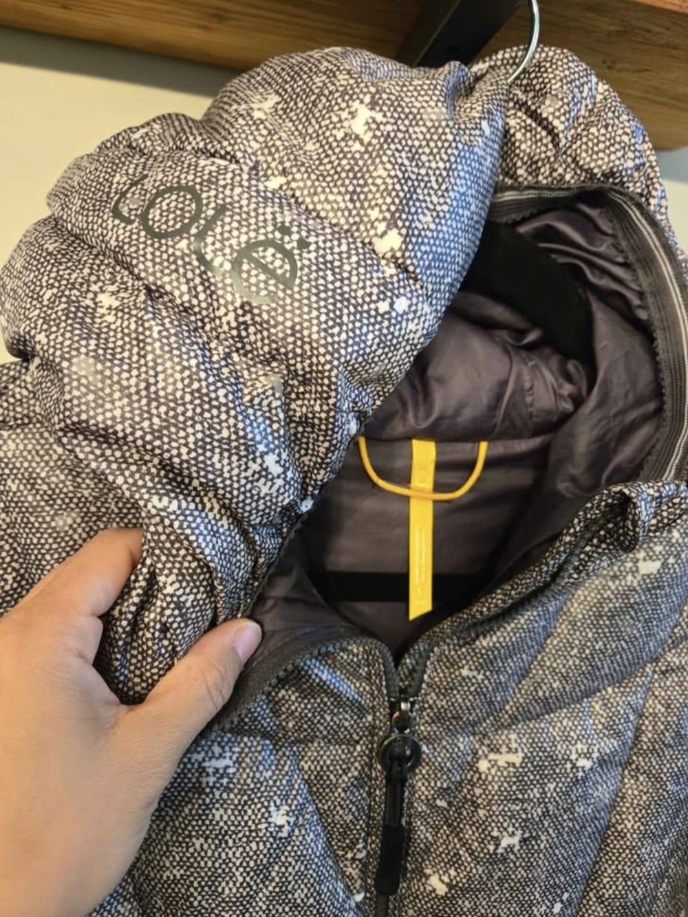 Lolë Hooded Puffer Down Jacket
